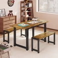 thumbnail image 5 of Asofer Extendable Dining Table Set for Small Spaces, Folding Table Dining Room Table for Kitchen, Retro, 5 of 10