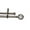 Satin Nickel, variant on Crate 0.81 in. Double Curtain Rod, 120-170 in. - Antique Brass