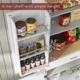 thumbnail image 6 of ASTRONAPE 71" Kitchen Pantry Storage Cabinet, 4 Doors Modern Storage Cabinet with a Drawer, Adjustable Shelf and Bottle Storage Shelves for Kitchen, Living Room, Dining Room, White, 6 of 7