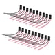 thumbnail image 5 of 20 piezas t10 w5w extensión de conector de bombilla de soporte de enchufe de goma suave pláshico cobre para cochetas bicicletas barcos scooters remolones negros + rojo, 5 of 7
