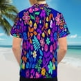 thumbnail image 6 of High Quality Hawaiian Shirts for Men Short Sleeve Aloha Beach Shirt Floral Summer Casual Button Down Shirts Blouses KNDXPB, 6 of 7
