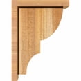 thumbnail image 3 of 6"W x 10"D x 14"H Ridgewood Rough Sawn Corbel w/Backplate, Western Red Cedar, 3 of 9