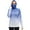 Blue Spot Gradient, variant on Bassdash FS23W Women's UPF 50+ Fishing Hoodie Shirt With Face Mask Thumb Holes