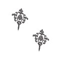 thumbnail image 2 of Qarigey De accesorios para la cabeza, coronas artesanales, cuentas exquisitas de filigrana, joyería, adorno decorativo, colgante para pieza Accesorios de disfraces Negro B749 Qarigey AP016597-05, 2 of 6