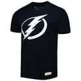 thumbnail image 2 of Men's Mitchell & Ness Navy Tampa Bay Lightning Vintage Logo T-Shirt, 2 of 3