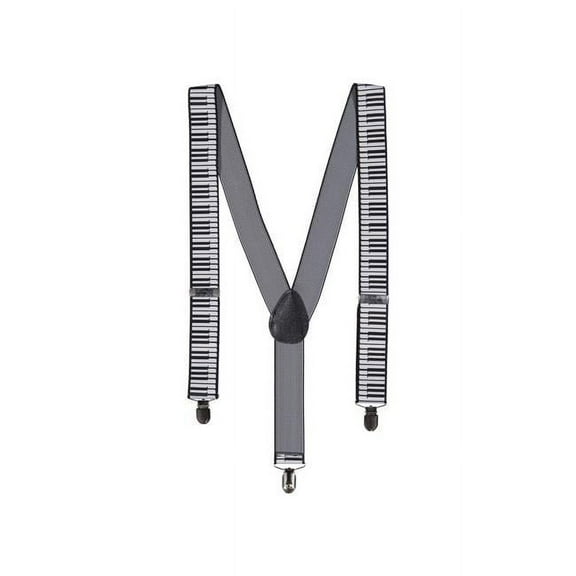 Dress-Up-America Piano Suspenders for Adults - Party Y Back Adjustable Suspenders