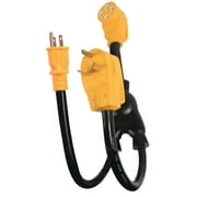 Camco PowerGrip Camper/RV Maximizer Adapter | Up to 45 Amps Combined Power (55025)