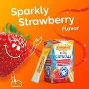 Emergen-C Kidz Crystals, On-The-Go Vitamin C Supplement for Immune Support, Sparkly Strawberry, 28 Stick Packs