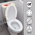 thumbnail image 4 of HELLHERO Bathroom Toilet Cozy Set, Non-Slip Polyester Fabric Toilet Covers Set, 17"x21", 4 of 8