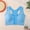Sky Blue, variant on Front Closure Seamless Yoga Bra Non Padded Wirefree Support Lightweight Comfort Pullover Bralette for Everyday Wear Black S