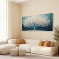 thumbnail image 4 of Large White Trees of Life Canvas Wall Art, Creative Trees Decor Painting Canvas Print for Living Room, Bedroom, Office Decorations, Gifts for Men, 4 of 7