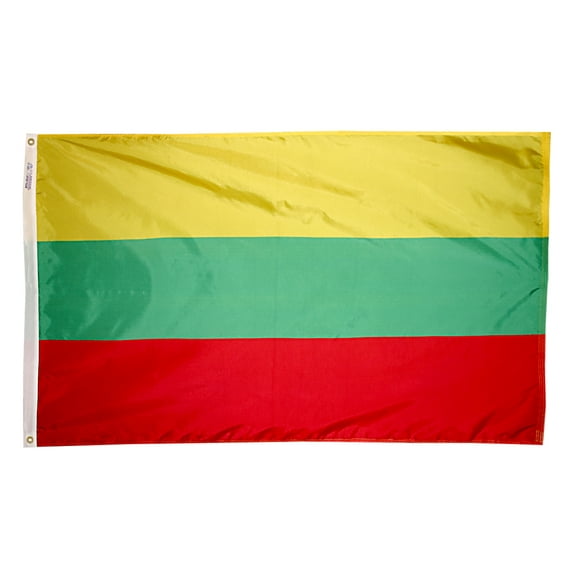 Annin Flagmakers Lithuania International Flag 4x6 ft. Nylon
