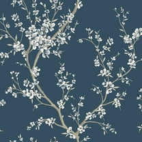 Arthouse Kaia Blue Flowering Tree Wallpaper