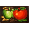 thumbnail image 1 of Tapis de Cuisine Antidérapant Mélange Pomme Rouge et Verte, Rouge-Vert-Brun, 18x30 Pouces, 1 of 1