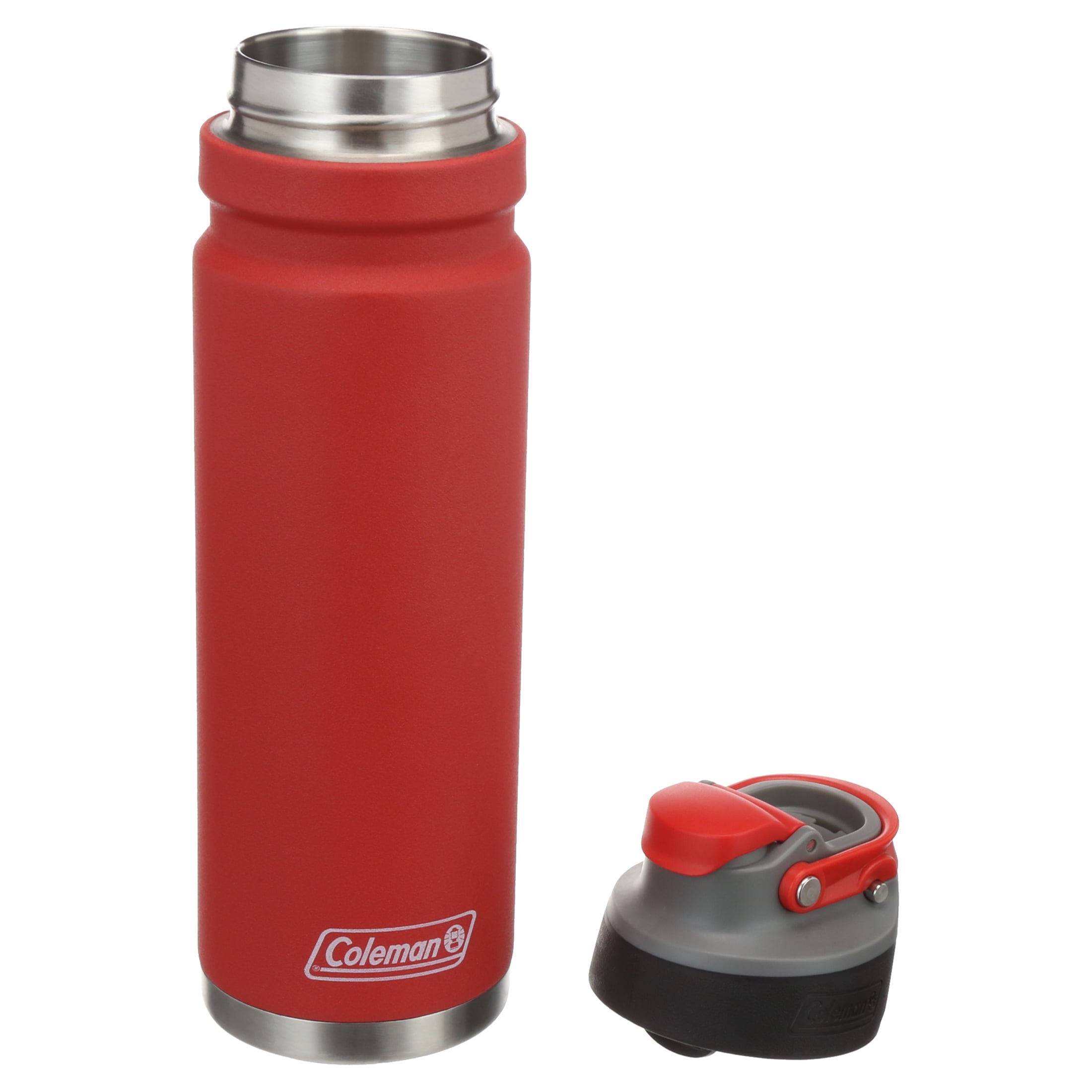 Coleman Autoseal FreeFlow Stainless Steel Insulated Water Bottle, 24 oz,  Black 