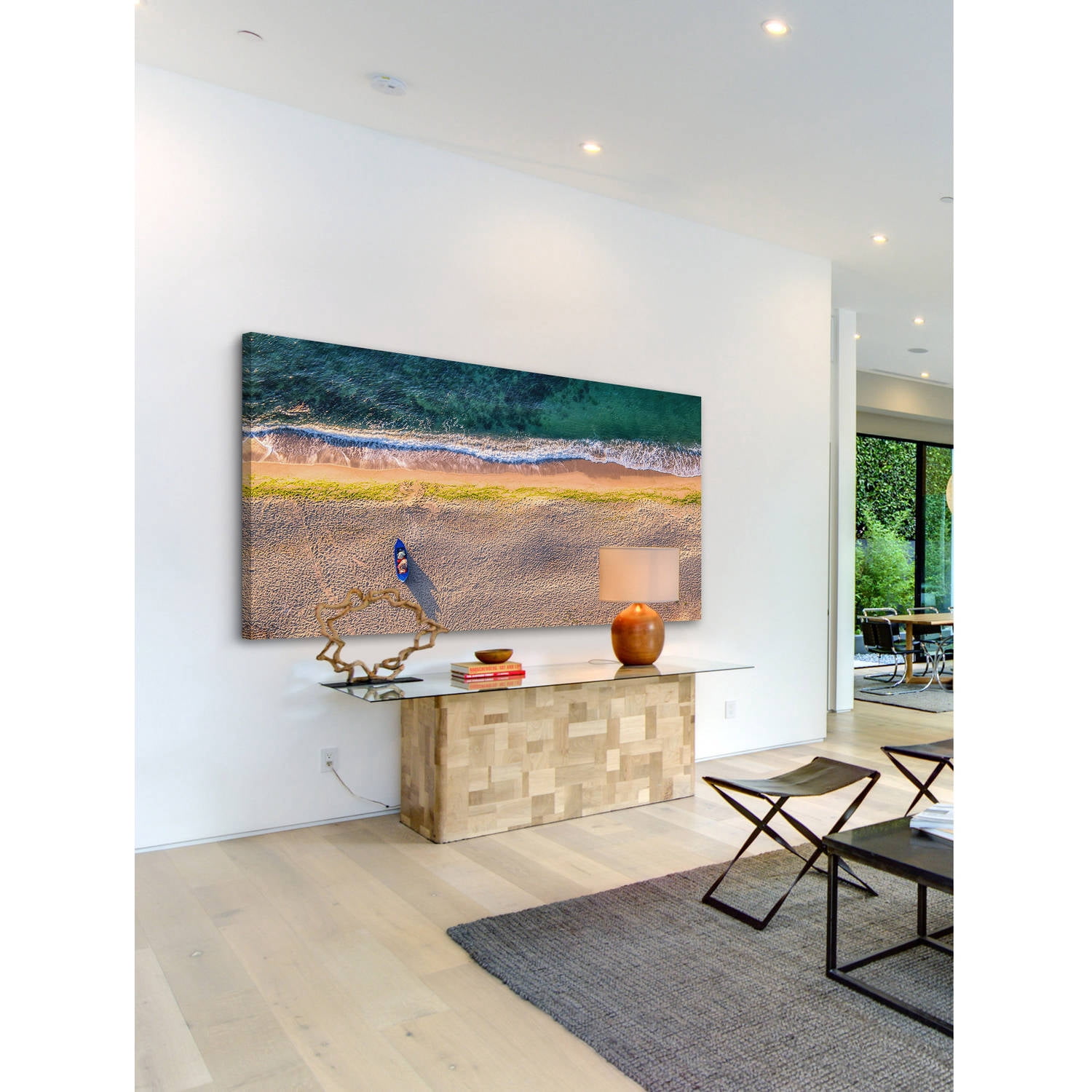 "One Canoe" Painting Print on Wrapped Canvas
