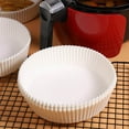 thumbnail image 1 of ziyahi 100 Pieces Round Parchment Paper for Baking Non Stick Oilproof for Grilling white, 1 of 9