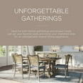 thumbnail image 7 of Maven Lane Leon Traditional Wooden Dining Table in Antiqued Grey Finish, 7 of 7