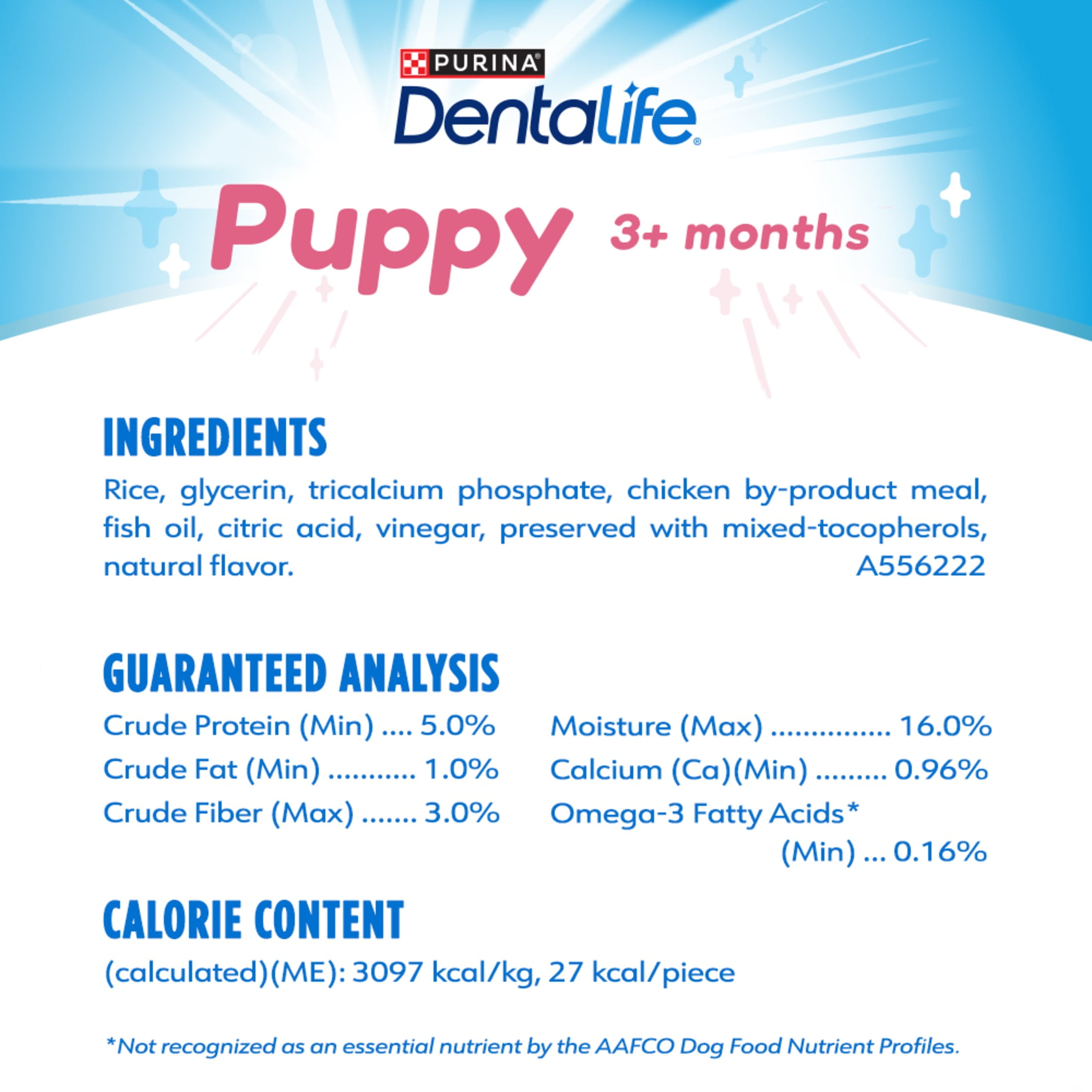 (6 pack) Purina DentaLife Chicken Flavored Puppy Teething Dental Chews
