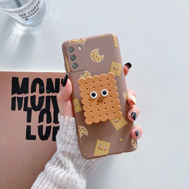Funda con soporte de teléfono de dibujos animados 3D para Xiaomi Mi Poco X3 Nfc M3 Pro F3 Pocophone F1 X4 M4 Pro 4G 5G, Linda funda de silicona con soporte PocoM3 qiuyongmign unisex