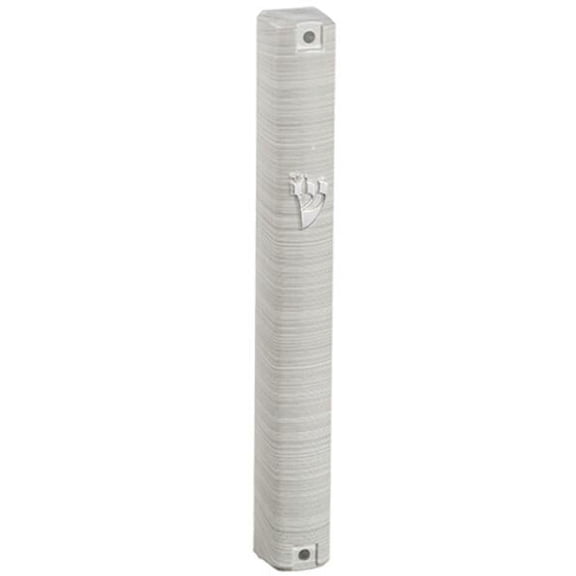 Art Judaica 22966 15 cm Plastic Mezuzah 3d Metallic Paint