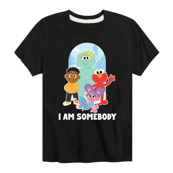 Sesame Street - I Am Somebody - Toddler and Youth Short Sleeve Graphic T-Shirt
