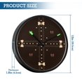 thumbnail image 3 of Indoor 12' Voice-Activated Luminous Decoration Wall Clock With LED Night Light A Cross-shaped Lace Pattern, 3 of 8
