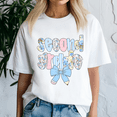 thumbnail image 3 of Second Grade Coquette Bow Pencil, Back To School Shirt, Happy First Day Of School Tshirt, Cute Teacher Gift, 1St Day Of School Tee, School Shirt, Kindergarten, 3 of 5