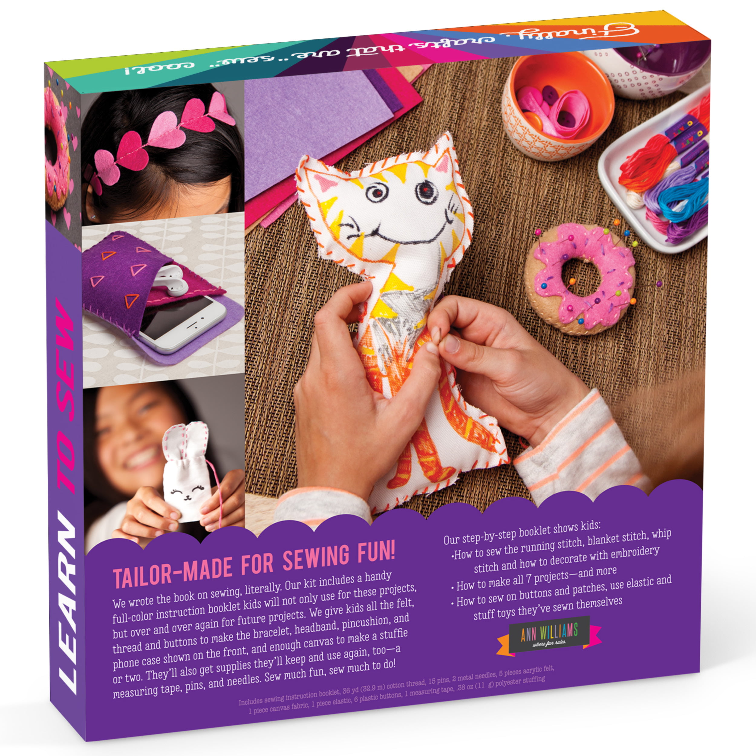 Carft-tastic Learn to Sew - Craft Kit - Ages 6+ 
