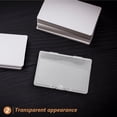 thumbnail image 4 of 8pcs Playing Card Plastic Empty Trading Card Case Holder Clear Card Storage Container Snaps Closed Gaming Playing Card Organizer For Bank Business Card, 4 of 8