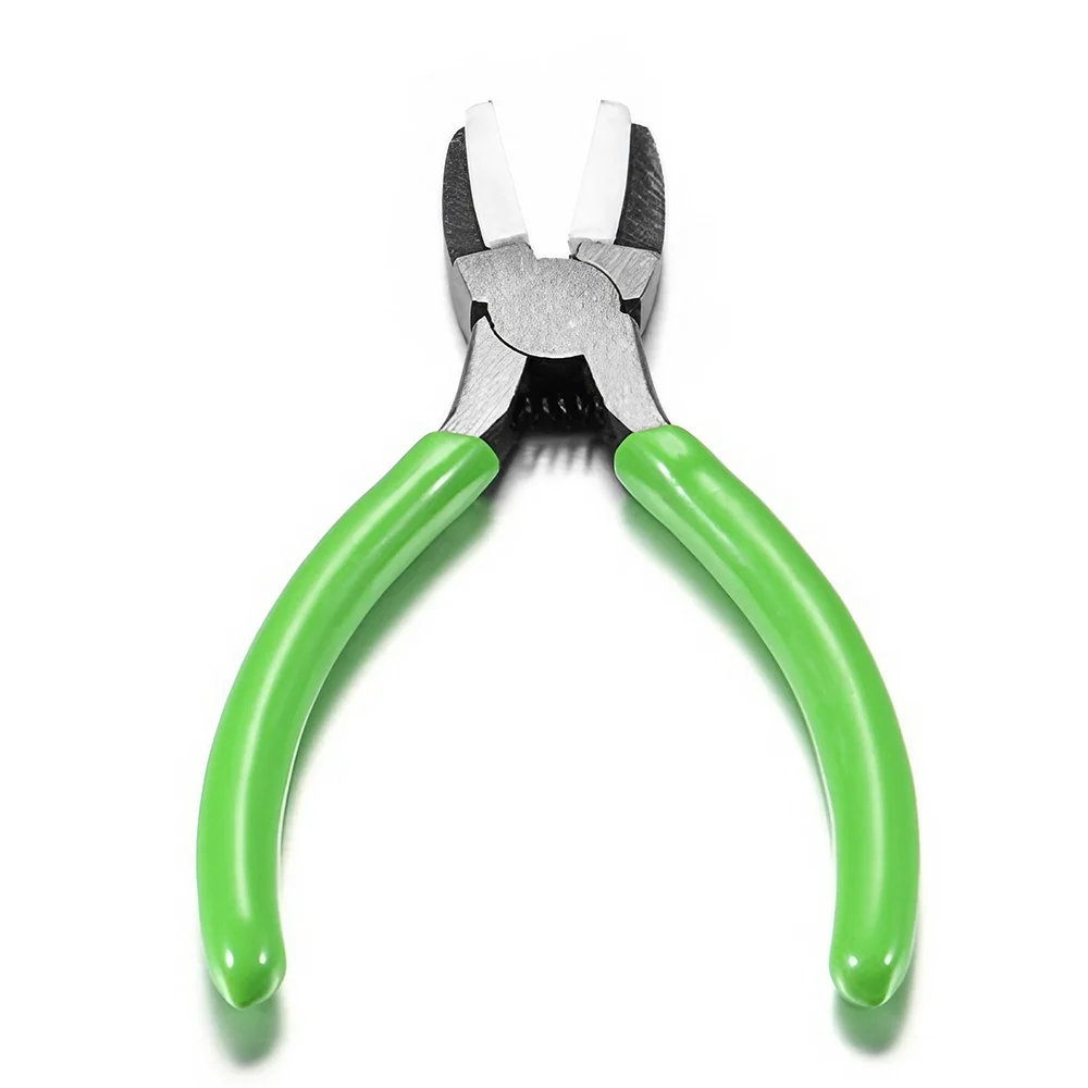STONEGO 1PC/2PCS High Carbon Steel Pliers with Plastic Head - DIY Pliers for Handmade Jewelry and Bead Crimping - Durable Crimping Tools for Craft Projects