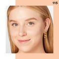 thumbnail image 6 of Maybelline Fit Me Dewy and Smooth Liquid Foundation, SPF 18, 115 Ivory, 1 fl oz, 6 of 7
