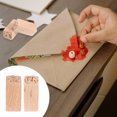 thumbnail image 2 of 2pcs Practical Wooden Seal Chic Pattern Pasta Wooden Square Seal for DIY, 2 of 7