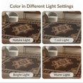 thumbnail image 7 of ODIKA 8'x10' Washable Area Rug Vintage Layout Distressed Border Motifs Ornate Faded Hallway Boho Refined for Dining Room, Large Office, Lounge, Non-Slip Chair-Friendly Mat, 7 of 7