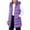 Purple, variant on Jalioing Puffer Vest for Kids Lightweight Sleeveless Zip Up Hooded Long Jacket Casual Thermal Winter Outerwear with Pocket