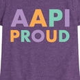 thumbnail image 3 of Instant Message - AAPI Proud - Toddler And Youth Girls Short Sleeve Graphic T-Shirt, 3 of 6