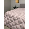 thumbnail image 2 of Green Down Alternative Comforter, Picnic Table Inspired Modern Geometric Pattern in Square Shapes Retro, Microfiber Quilt for All Season, 5 Sizes, Pistachio Green White, by Ambesonne, 2 of 3