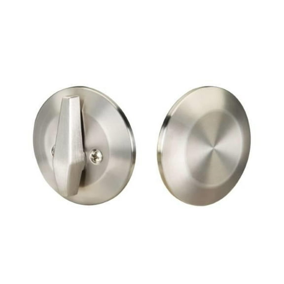 Yale YR860EDB619 One Sided Deadbolt with Turn by Blank Plate Satin Nickel Finish