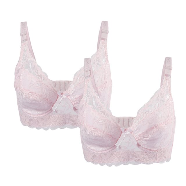 INSPIRE CHIC Women's Plus Size Full Coverage Padded Floral Underwired Bra