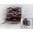 thumbnail image 3 of Vinyl Coated Steel Pan Wall Mounted Pan and Lid Rack Organizer, White, 3 of 4