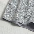 thumbnail image 7 of Sequin Shorts for Women 2026 Summer Elastic High Waist Wide Leg Sparkle Booty Mini Shorts Clubwear Dancewear, 7 of 7