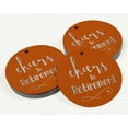 thumbnail image 3 of Inkdotpot Pack Of 100 Cheers To Retirement Favor Paper Tags Craft Real Silver Foil Hang Tags, 3 of 6