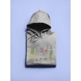 thumbnail image 3 of Cactus Collage Stencil Art Hoodie Women -Image by Shutterstock, Female 5X-Large, 3 of 4