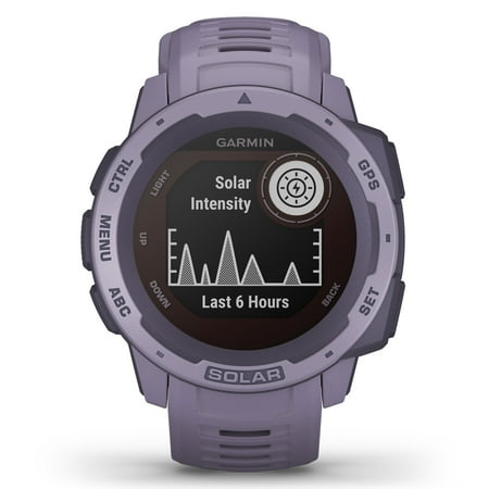 Garmin - Instinct Solar Smartwatch 45mm Fiber-Reinforced Polymer - Orchid