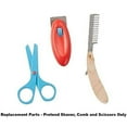 thumbnail image 4 of Replacement Parts for Fisher-Price Shave and Style Barbershop Playset - GKW05 ~ Replacement Bag of Pretend Shaver, Comb and Scissors, 4 of 5