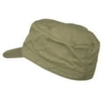 thumbnail image 2 of Big Size Fitted Cotton Ripstop Military Army Cap - Khaki 7-1-4, 2 of 5