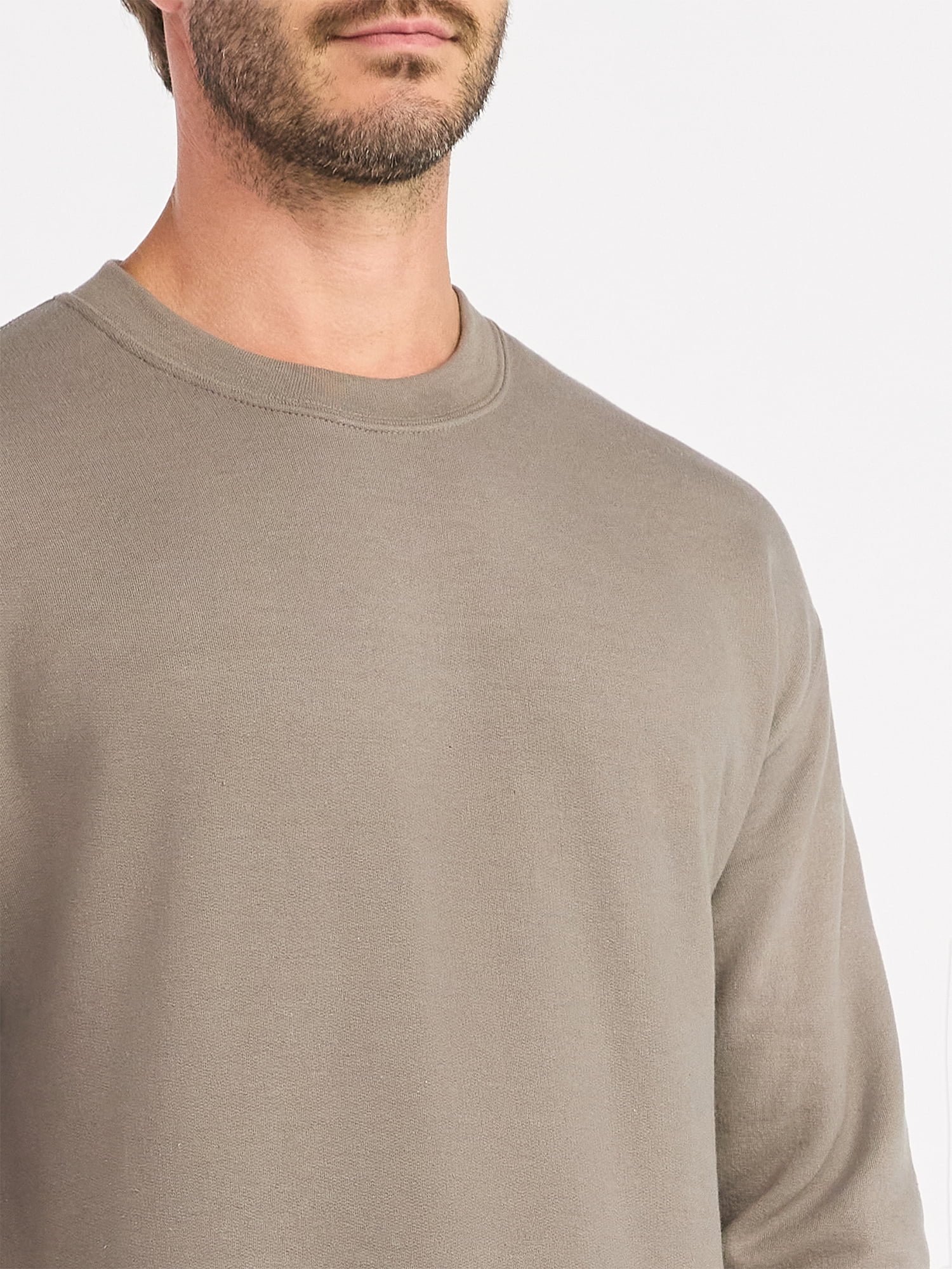 Athletic Works Fleece Crewneck Sweatshirt, Mens & Big & Tall Sizes XS-4XLT