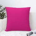 thumbnail image 4 of Yiaed Darkmagenta Print Pillow Covers Super Soft Decorative Square Throw Pillow Covers Case Cushion Covers for Sofa Couch Bedroom Car Decor（No pillow core）-12"x12", 4 of 7