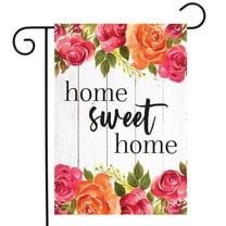 Briarwood Lane Farmhouse Home Sweet Home Floral Garden Flag