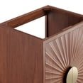 thumbnail image 6 of Modway Daylight 24" Solid Mango Wood Bathroom Vanity Cabinet in Walnut, 6 of 7